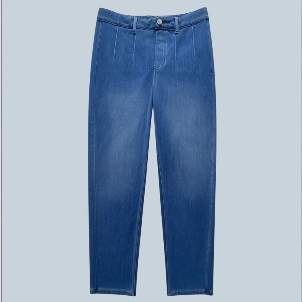 Halara Flex™ High Waisted Tummy Control Straight Leg Casual Jeans Pockets Sz. M